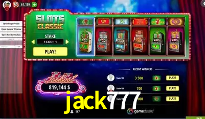 Descubra o Mundo do Cassino Online com jack777
